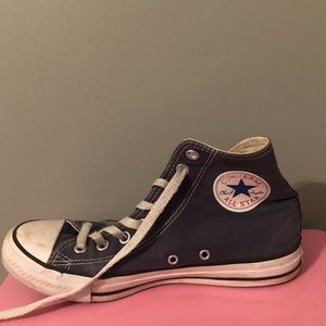 Navy High Top Converse (used)